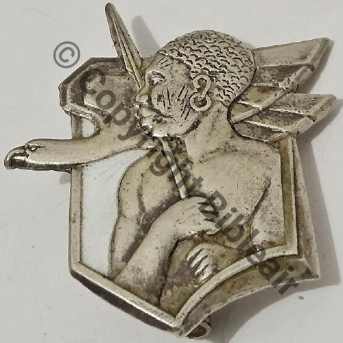 A0738 EALA 3.73 MECHERIA  DrP Dos lisse Eping Tuyau Argent 2Poincons No37 Src.theartofchevalry 120Eur Inv 